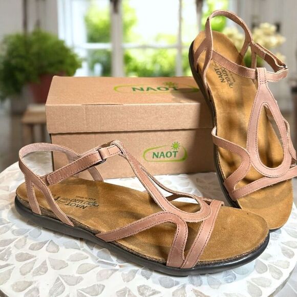 NEW Naot Dorith Supportive Leather Strappy Sandals Flats Women’s Size 42 US 11 - Picture 6 of 14